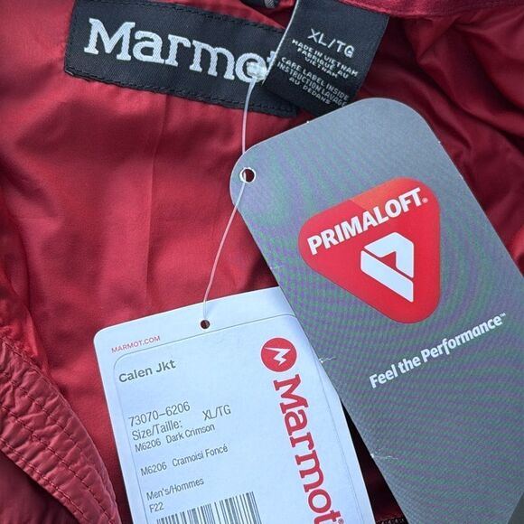Marmot Calen Insulated Puffer jacket Dark Crimson‎ XL Nwt - Picture 4 of 5